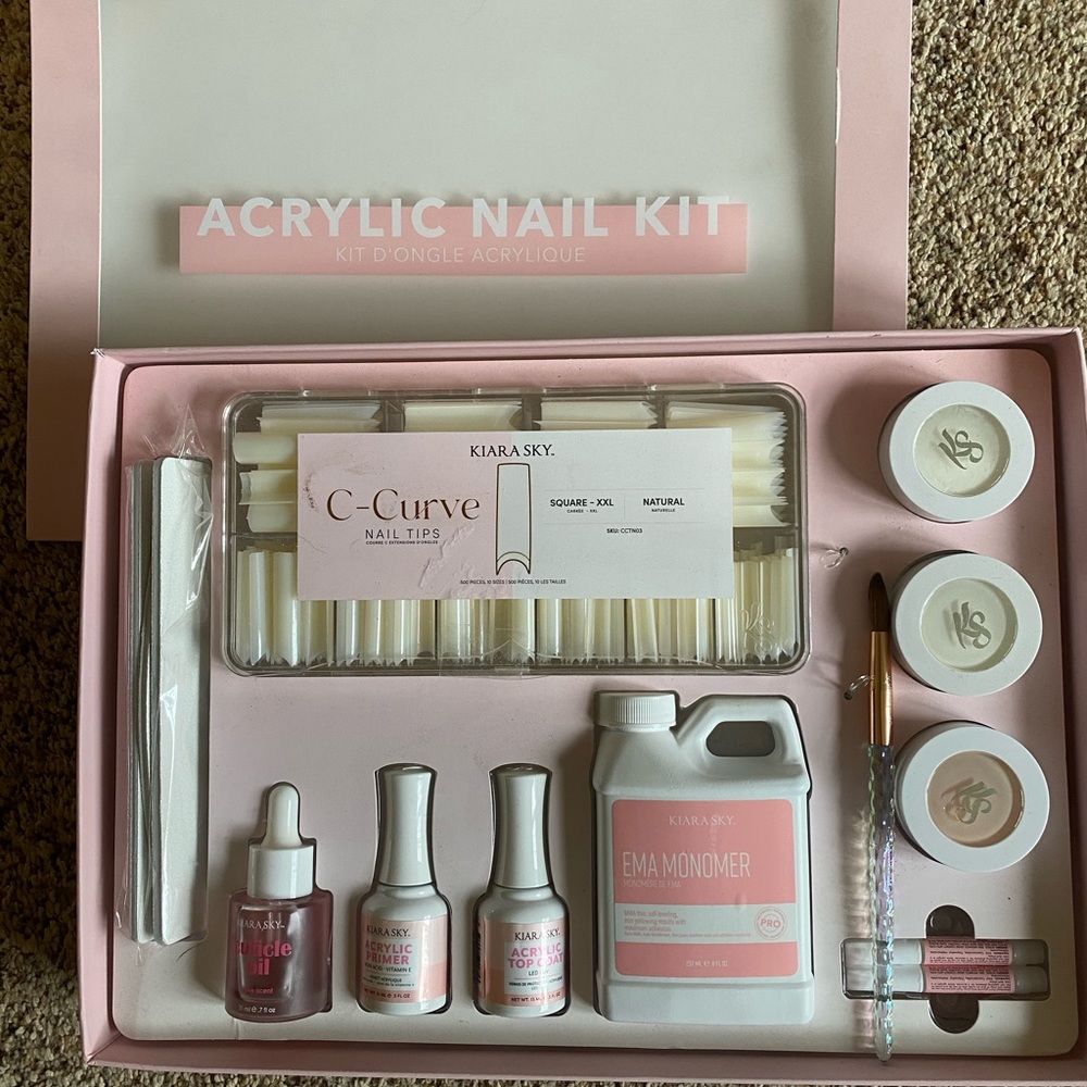 BRAND NEW Kiara Sky acrylic nails starter kit